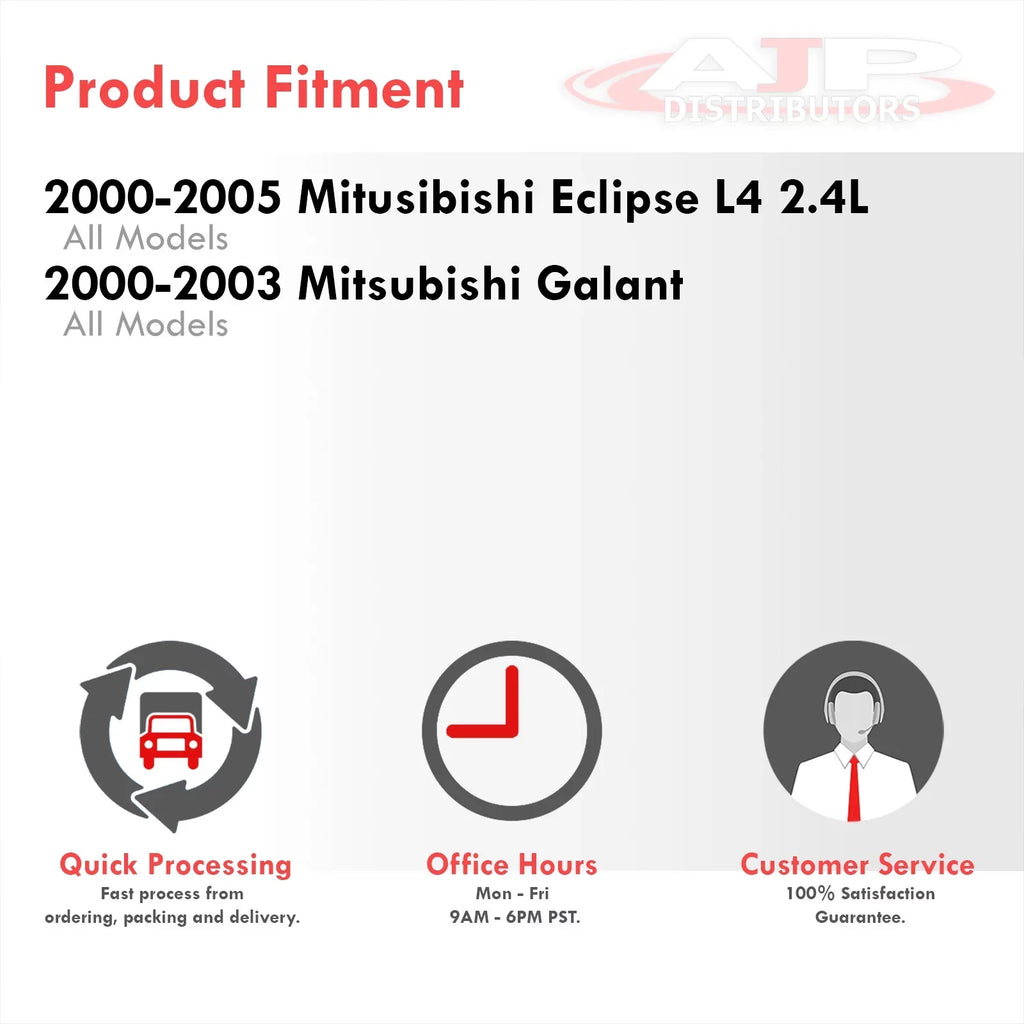 2004 Cold CAI Compatible/Replacement Intake Filter Galant 2.4L Air 2003 Eclipse For Mitsubishi + V6 1999 Aluminum AJP Induction Pipe L4 2005 Piping Black System 2001 JDM Distributors 2002 3.0L 2000