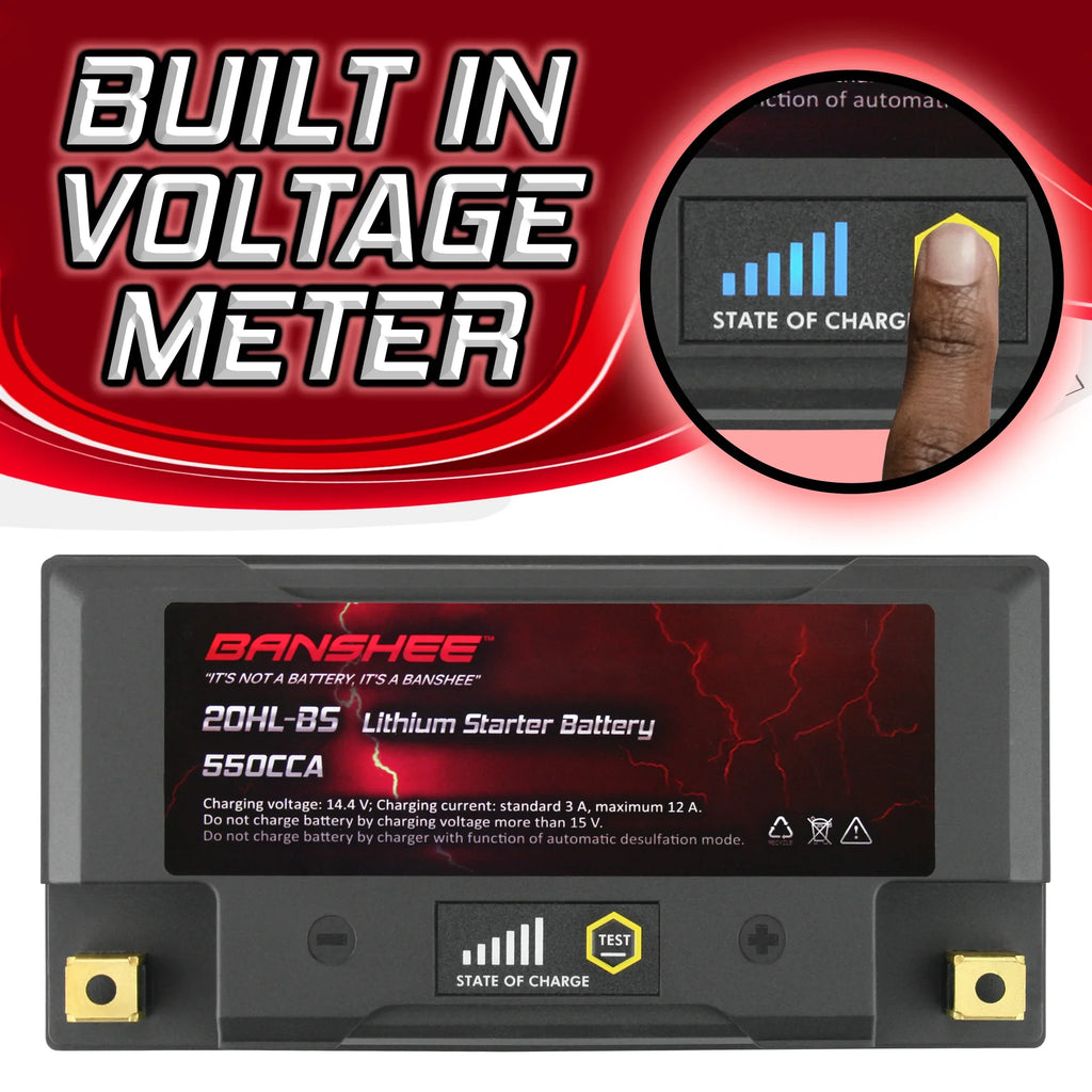 20L-BS with Wake Compatible Banshee LiFePO4 to Battery 2016 155 Motorsports 2018 Sea-Doo