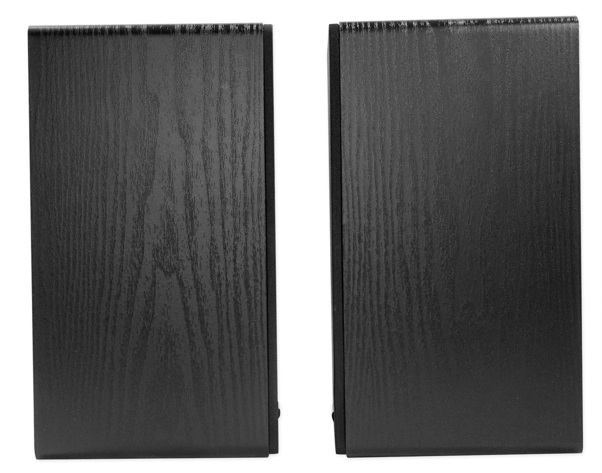 Amplifier BLUAMP Bookshelf 6.5" w/ Bluetooth+(4) 150 Speakers+Stands Rockville