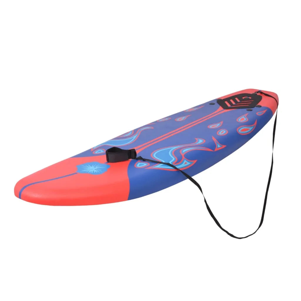 Buyweek Red Surfboard Blue and 66.9"