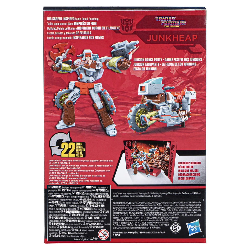 Figure Series The Movie 86-14 Studio Action Voyager Junkheap Transformers: Transformers