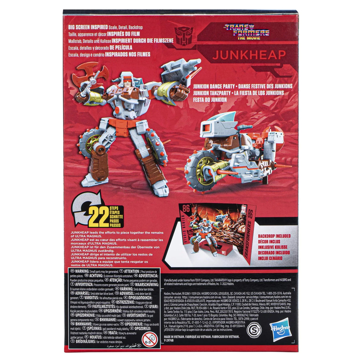 Figure Series The Movie 86-14 Studio Action Voyager Junkheap Transformers: Transformers