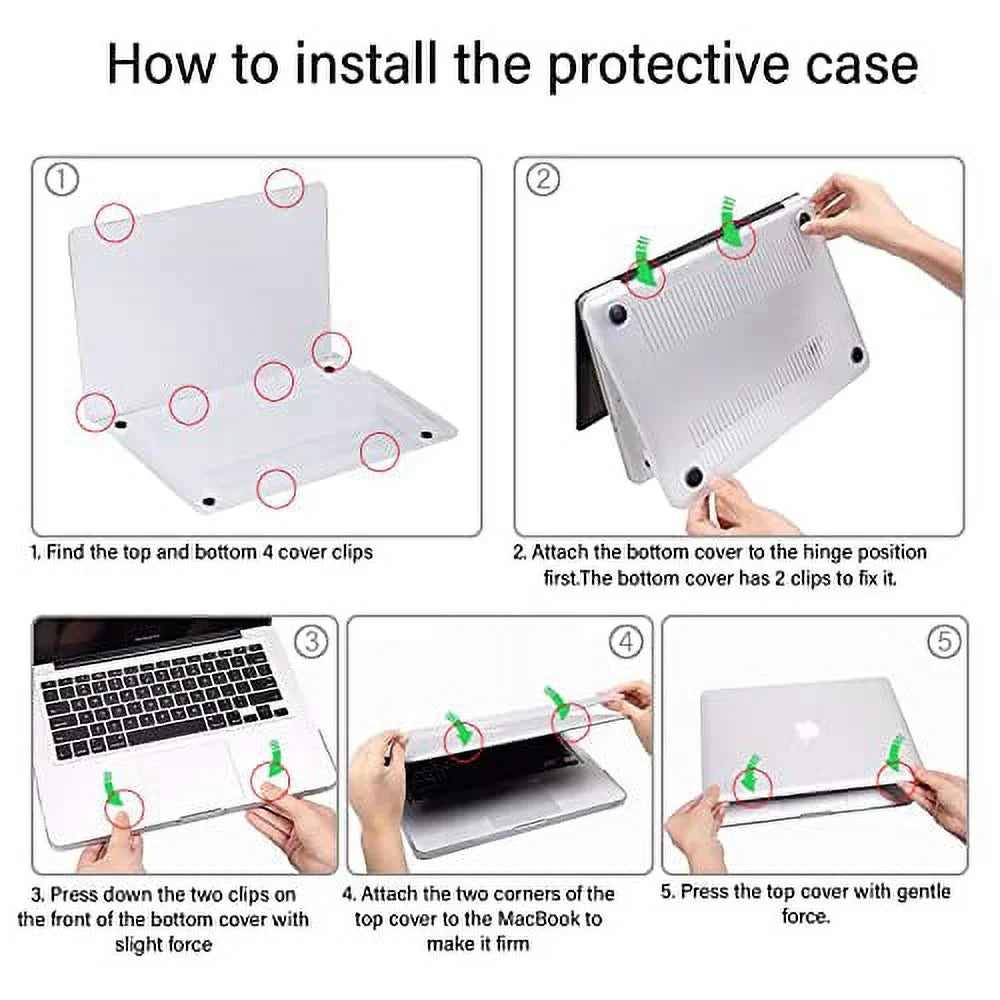Pack GABraden /A2159/A2251/A2289/A1989/A1706)with M1 with Leopard Compatible Keyboard Print） 2 2018 and Shell（Black 2016 2019 Touch (A2338 Hard 2017 Protectors,Laptop Case,2020 ID pro 13 inch MacBook