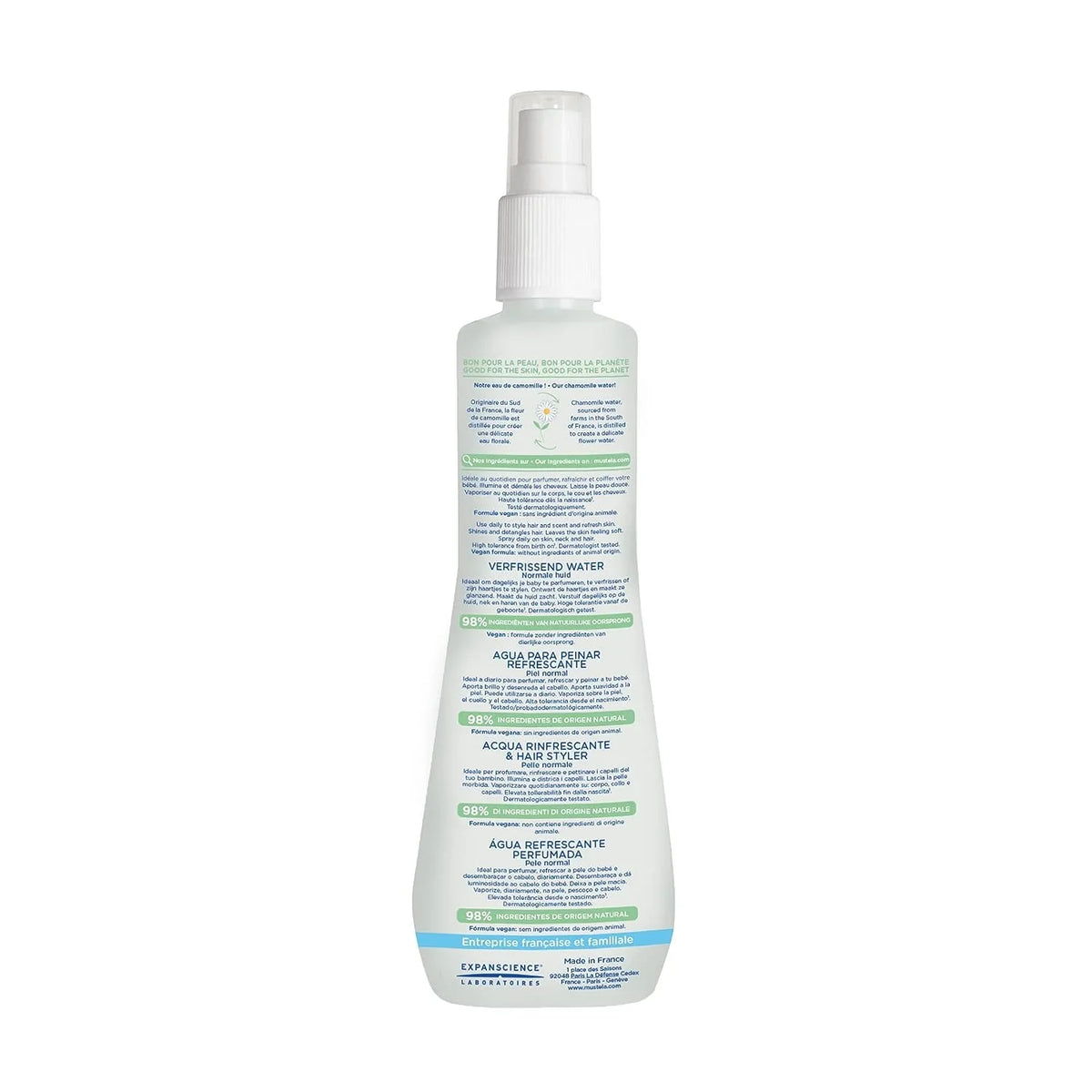 with - Freshener Chamomile Avocado & Vegan 6.76 fl. oz. Baby Mustela Hypoallergenic - Styler - Water & & Hair Natural Skin